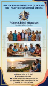 Pacific Engagement Visa (Subclass 192) – Pacific Engagement Stream for 2026–27